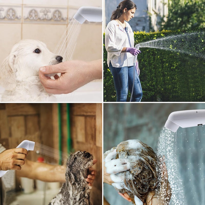 AZXJC Portable Outdoor Shower,Handheld Electric Shower,IPX6 Waterproof,USB Charging,Built-in Battery,Compact and Portable,Suitable for Outdoor Camping,Beach Bathing,Hiking,pet Bathing - Image 3
